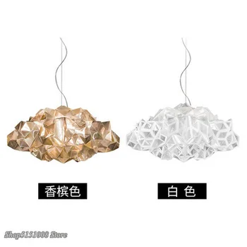 Šiuolaikinės Sieniniai šviestuvai Akrilo Diamond Debesis Kambarį Baras Italija Prabanga Kabo lempa Dizaino Šviestuvas Kūrybos dekoro Įrenginiai