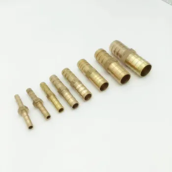 Žalvario Tiesios Žarnos, Vamzdžių Fasoninės Lygių Barb 4mm 6mm 8mm 10mm 12mm kaip 14mm 19mm Dujų Vario Spygliuota Jungtis Jungties Adapteris