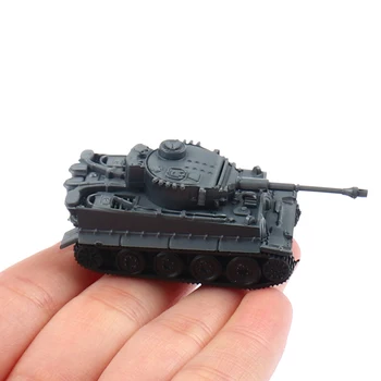 1:144 Modelis Žaislas 4D Smėlio Lentelė Plastiko Tiger Tankai II Pasaulinio Karo Vokietija Bakas Atsitiktinis