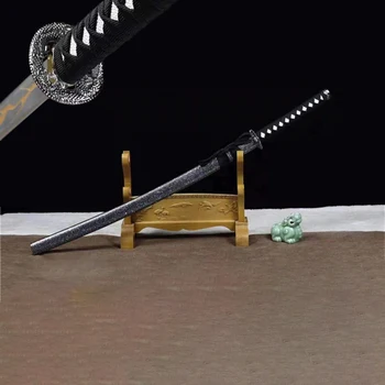 103cm Iaido Japonų Samurajus Kardas Rekvizitai Kolekcijos Medinės Mokymo Sutirštės Bambuko Kardas Metalo Detalės