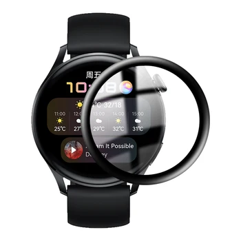 10vnt 5D Minkšta Stiklo Apsauginė Plėvelė Huawei Žiūrėti 3 Pro Visą Lenktas Dangtelio Ekrano apsaugos Huawei Žiūrėti 3 Smartwatch