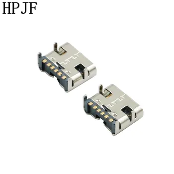 10VNT TIPAS-C USB SMD MOTERŲ 6P LIZDAS 6 PIN DIP4 SMT Hd 
