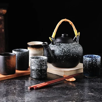 120/200ml Japonų Stiliaus Teacup Vandens Puodelį Tauriosios Keramikos, Rankomis dažyti Kungfu Teacup Virtuvė Drinkware Naujas Keramikos Teacup