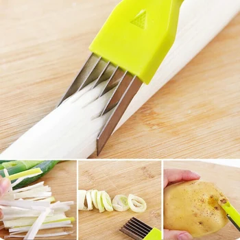 16.5*2.5 cm multi-funkcija 3 1 svogūnas, skutimo peilis peilis skylę kasti magija supjaustyti svogūnai virtuvės vaisių ir daržovių skustukas įrankis