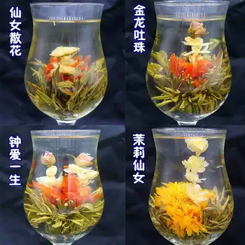 16 Vienetų Žydi Įvairių Gėlių Rankų Darbo Gėlių Arbata Kinijos Žydėjimo Kamuolius Vaistažolių Amatų Gėlių, Dovanų Pakavimas