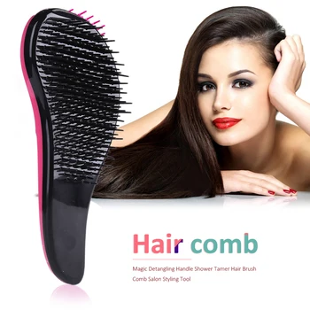 1PC Plaukų Šukos Raizginys Medžiaga Plaukų Šepetys Galvos Masažas Hairbrush Šukos Moterų Salonas Plaukų Formavimo Priemonės