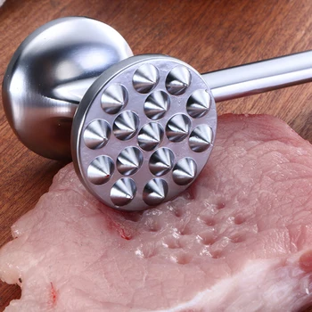 1Pcs Profesinės Mėsos Plaktuku Nešiojamų Prarasti Mėsos Plaktukas Su Rankena dvipusė Mėsos Tenderizer Adata Virtuvė Mėsos Įrankiai
