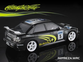 1set IMRREZA WRX 9 WRC drift RC Ralio PC kėbulą 190mm plotis Skaidrus, švarus nr. dažytos drift kūno RC hsp hpi trax Tamiya