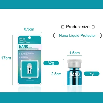 2 ml Hi-tech Nano Skysčio Screen Protector, Universalus Xiaomi/Huawei/Samsung/ 