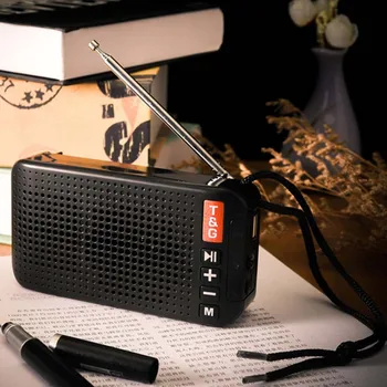 2020 Naujas Mini Saulės FM Radijo Nešiojamų 5.0 