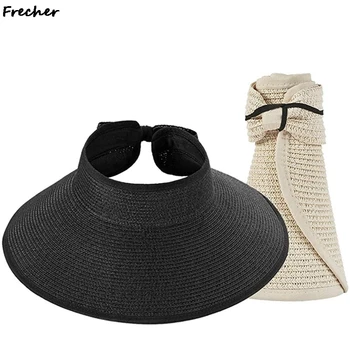 2021 m. pavasario ir vasaros naujų korėjos versija tuščias top hat net raudoną skėtį nuo saulės šiaudų skrybėlę nuo saulės paplūdimyje antis liežuvio saulės skrybėlę