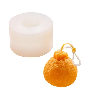 2021 Naujas Apelsinų Vaisiai Žvakė Silikono Formos Vaisių Formos Putėsius Kepimo Formų skirti žvakė mak