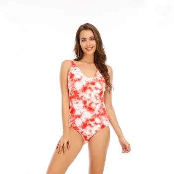 2021 Naujas vientisas maudymosi kostiumėlį, Euro - Amerikos Seksualus Gilus V Paplūdimio Bikini Asmenybės Moterų maudymosi kostiumėlis Beach Moterų Plaukimo Kostiumas