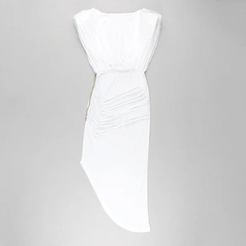 2021 New Fashion Women Black White Sleeveless Dress