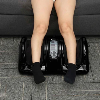220V Elektros Šildymo Koja Body Massager Atsipalaidavimo Minkymo Roller Vibratorius Mašina, Refleksoterapija Veršiuko Kojos Skausmo Atsipalaiduoti