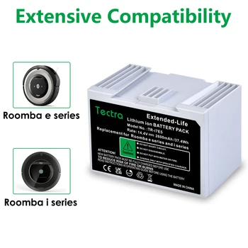 2600mAh 14,4 V Ličio Jonų Bateriją iRobot Roomba ABL-D1, E serijos ir I serijos i7 i7+ E5 E6 E8