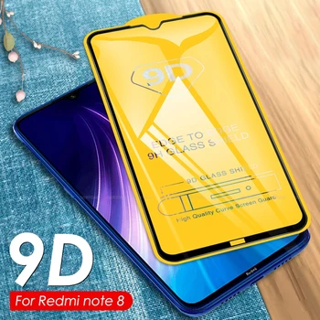 2vnt 9D Grūdintas Stiklas Xiaomi Redmi Pastaba 8 Pro 