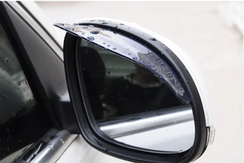 2vnt Automobilio galinio vaizdo veidrodėlis, lietaus Antakių Skydelis Atspalvį Shield Vandens Apsaugas Automobilis, Sunkvežimis sutirštės automobilių Lietaus