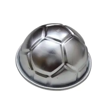 3D Futbolo Formos Tortas Pelėsių Aliuminio Ball Sferoje, netoksiškas Torto Formos Šokolado Visos Virtuvės Kepimo Įrankiai Bakeware 2021
