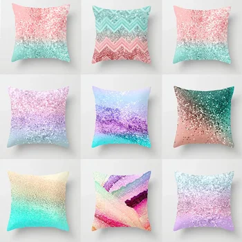 45x45 rožinė mielas spalvos pagalvėlė cogines decorativos rudenį pagalvę padengti kaimiškas troba dekoro violetinė dekoro pagalvėlių apvalkalus, 60x60cm