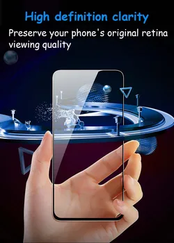 4in1 Visiškai Padengti Grūdinto Stiklo + Objektyvas Kamera Screen Protector, iPhone, 12 mini 12 