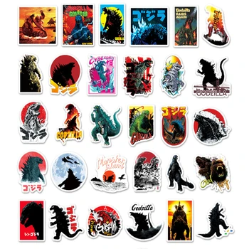 50 Vienetų Monstras Karalius Godzilla Asmenybės Mados Vadovas Sąsiuvinis Motoroleris Automobilių Apdailos Lipdukai Vaikų Dovanų