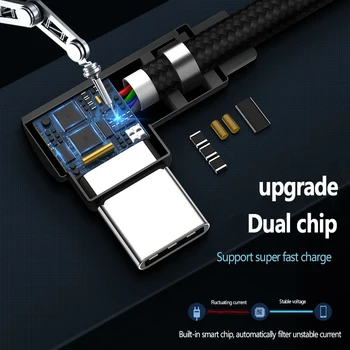 5A USB Greito Įkrovimo Kabelis Xiaomi Redmi Pastaba 7 8 Pro 8A 9a c Tipo Kabelio 