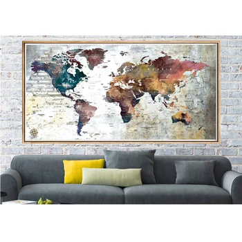 5d mozaikos abstraktus pasaulis, kelionės žemėlapis didelis 