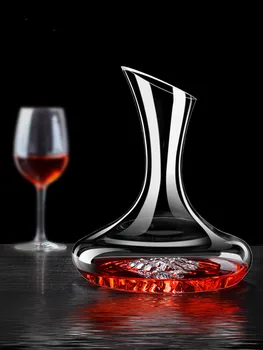 6-formos Didelių 1500ml Kristalų Aukštos Klasės Vyno Butelis Dovanų Dėžutėje Arfa Swan Vyno Butelis Kūrybos Vyno Separatorius