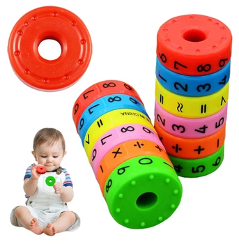 6 VNT. Matematika Žaislai Vaikams, Žaislai Magija Ašių Magnetiniai Magnetinės Montessori Ugdymo Plastikiniai Žaislai, Matematikos Numerius 