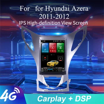 6G 128G Tesla Ekranas Hyundai AZERA Didybė 2011 m. 2012 Automobilio Radijo, GPS Navigacija, Garso Android Multimedia Vaizdo Grotuvas Stereo