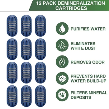 8 Pack Demineralization Kasetė Suderinama su HoMedics Ultragarsiniai oro Drėkintuvai, Filtrai Naudingųjų iškasenų