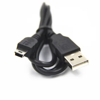 80/100cm USB prailginimo Kabeliu Įkraunama Linija Mini Garso Lauke Adapteris USB 2.0 A Male Į 5 Pin Mini USB B Prievado Laidas