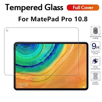 9H Grūdintas Stiklas Huawei Matepad Pro 10.8 colių 2021 MRR-W29 2019 MRX-W09 W19 AL09 AL19 Tablet Screen Protector, Kino HD Stiklo