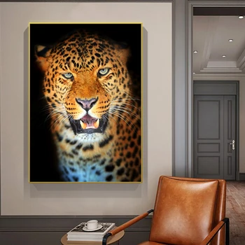 Afrikos Leopard Meno Drobė, Tapyba ant Sienos Plakatus Spausdina Laukinių Gyvūnų Sienos Menas Nuotraukas Kambarį Namo Apdaila