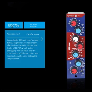 Alctron EQ75A Ekvalaizeris Tris-Band 500 Serijos Ekvalaizeris EQ Vieno Mikrofono Etape