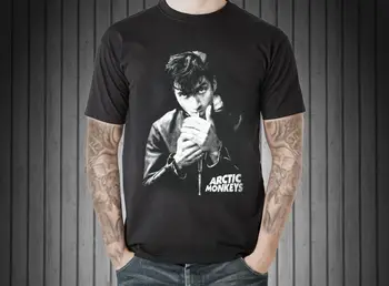 Alex Turner Vtg Retro T-Shirt Arctic Monkeys Brit Indie Post Punk Rock Sz S Iki 3Xl Juokingas Cool T-Shirt Vyrams Aukštos Kokybės Tees