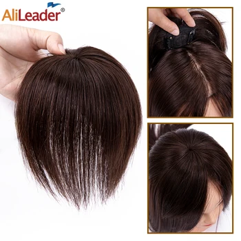Alileader Sintetinių Plaukų 17Cm Plaukų hairpieces Moterų Retinimo Plaukų Trumpų Plaukų priauginimas Įrašą Moterų Plaukų Gabalai