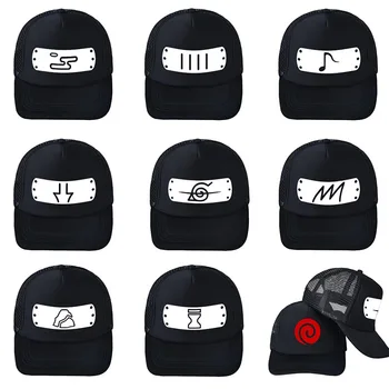 Anime Logotipas Konoha Snapback Kvėpuojantis Beisbolo Kepurė Vyrams, Moterims, Hip-Hop Tėtis Akių Skrybėlę Trucker Lauko Kepurės