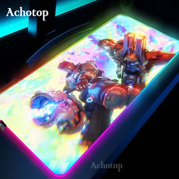 Apex Legendos LED Šviesos Kilimėlis RGB Klaviatūros Dangtelio Stalas-kilimėlis Spalvingas Paviršiaus Pelės Padas atsparus Vandeniui Multi-dydis Kompiuterinių Žaidimų Žaidėjus