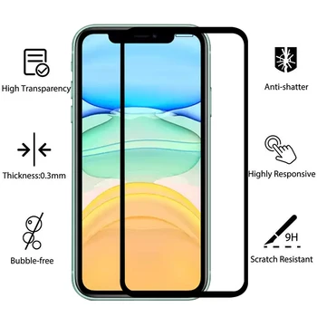 Apsaugos grūdintas stiklas iphone 11 12 pro max mini xs mas xr u r s screen protector apie iphon iphone11 iphone12 iphonex xmax