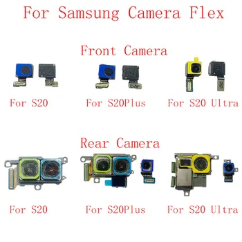 Atgal Galiniai Priekinės Kameros Flex Kabelis Samsung S20 S20 Plius S20 Ultra Pagrindinė Didelis Mažas Fotoaparatas Modulio Remontas, Atsarginės Dalys