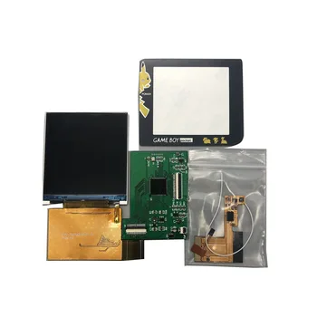 Atsarginės dalys, Komplektai LCD Ekranas 2,6 colių Ekrano Apšvietimas su Juostelės Kabelis G-B-P gameboy pocket Konsolės