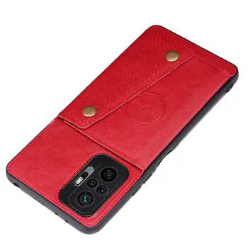 Atsparus smūgiams Atveju Oda Galinio Dangtelio Xiaomi Redmi 10 Pastaba 5G Atveju Kortelės Lizdas Piniginės Shell Redmi Note10 Pro Pastaba 10S S Flip Case