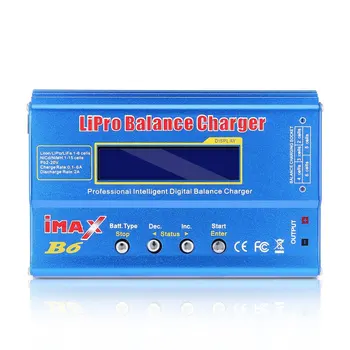 Aukštos Kokybės iMAX B6 Lipo NiMh, Li-ion, Ni-Cd RC Baterijos Likutis Skaitmeninis Kroviklis Išleidiklis 80W