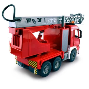 Aukštos Modeliavimo 1:20 Gaisro Sunkvežimio Modelis Žaislas Su Sukimosi vandens purškimo Inžinerijos Transporto priemonių Inžinerija Sunkvežimių duris atidaryti sunkvežimių Žaislai