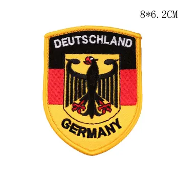 Austrijos dvigubo galvos Erelio herbą pleistrai emblema raištį Vokietijos Frankfurto Aukso federalinės erelis skydas emblema priedų