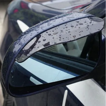 Automobilio stilius galinio vaizdo veidrodėlis, lietaus antakių lipdukai 