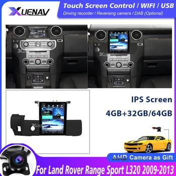 Automobilis DVD GPS Navigacija radijo grotuvo Land Rover Range Sporto L320 2009 2010 2011 2012 2013 stereo Stebėti DVD GPS Navigacijos t