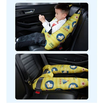 Baby Vaikų Automobilių Sėdynės, Diržai Miega Pagalvė Pagalvės Skalbti Auto Saugos Dirželis Peties Apsauga Minkšta Atrama Galvai Pagalvės
